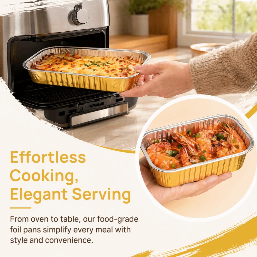 30pcs High Temperature Resistant Baking Pans Non-Stick Mini Loaf Pans  Oven Grill Air Fryer