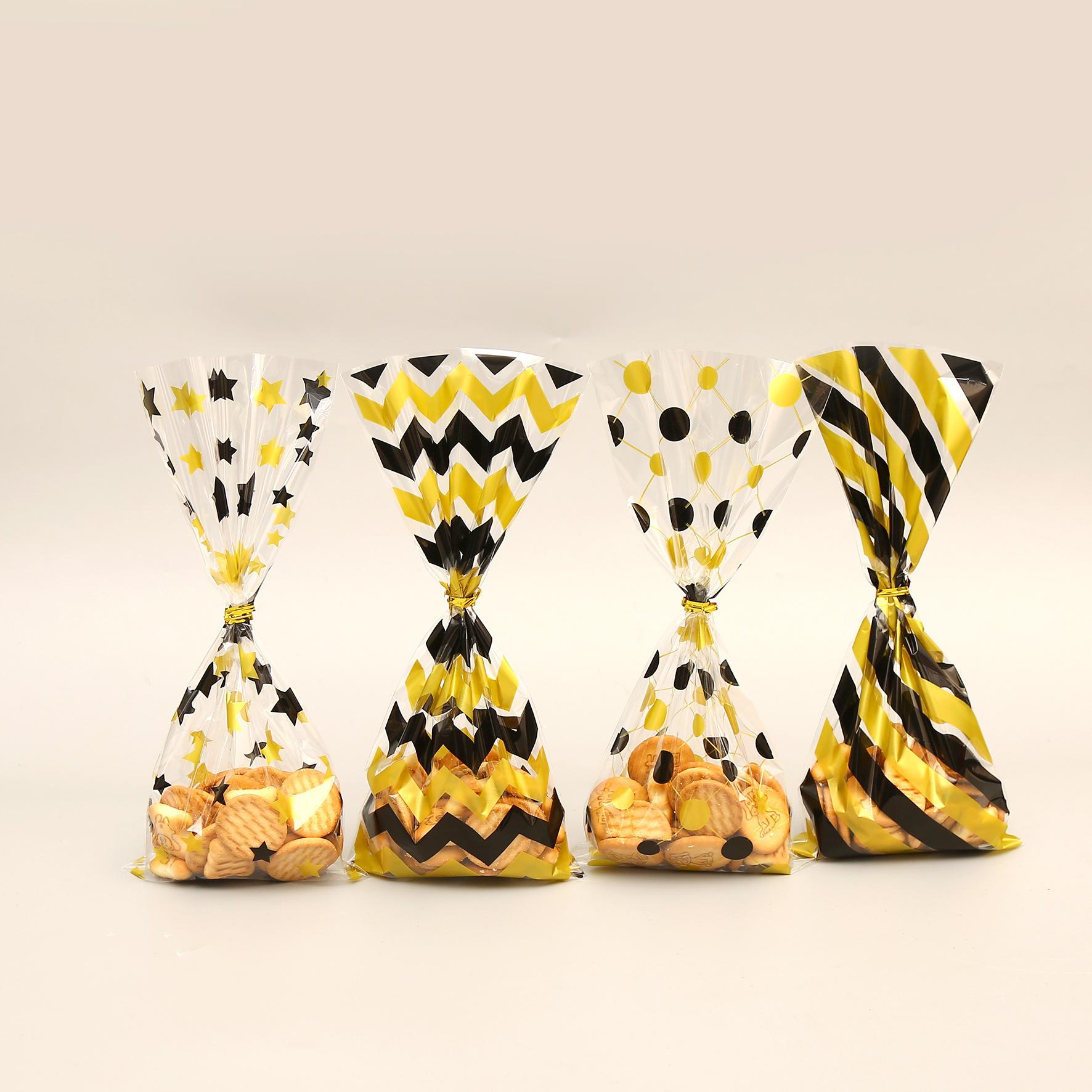 

Модный унисекс единорог день рождения русалка с завязками-завязками животное динозавр конфеты подарочный пакет мультфильм 50 шт упаковочный пакет прозрачный детский пластик чёрный