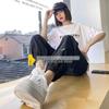 Women's Quick-Dry Ice Silk Drawstring Harem Pants - Loose, Cuffed, Slimming Nine-Point Running & Fitness Pants for Summer