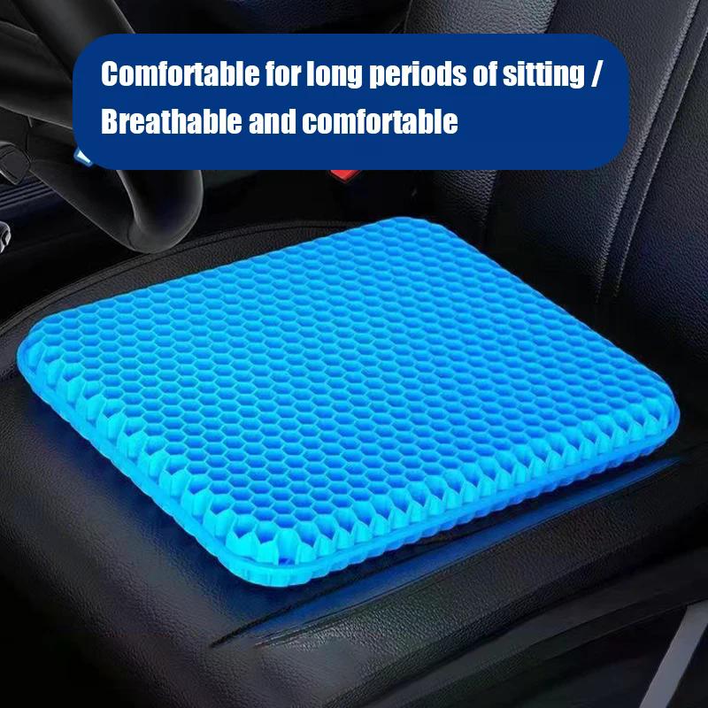 1pc Gel Seat Cushion Breathable Cooling Pad For Summer Car Seat Soft Cooling Pad Office And Home Stool