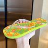 Flip-flops women's summer new couples non-slip beach beach pinch feet wear versatile shoes