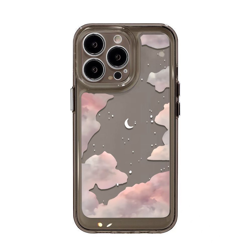 Pink Cloud for iPhone17promax Phone Case Apple 16 Fine Hole 14/13 New 15 Premium 12