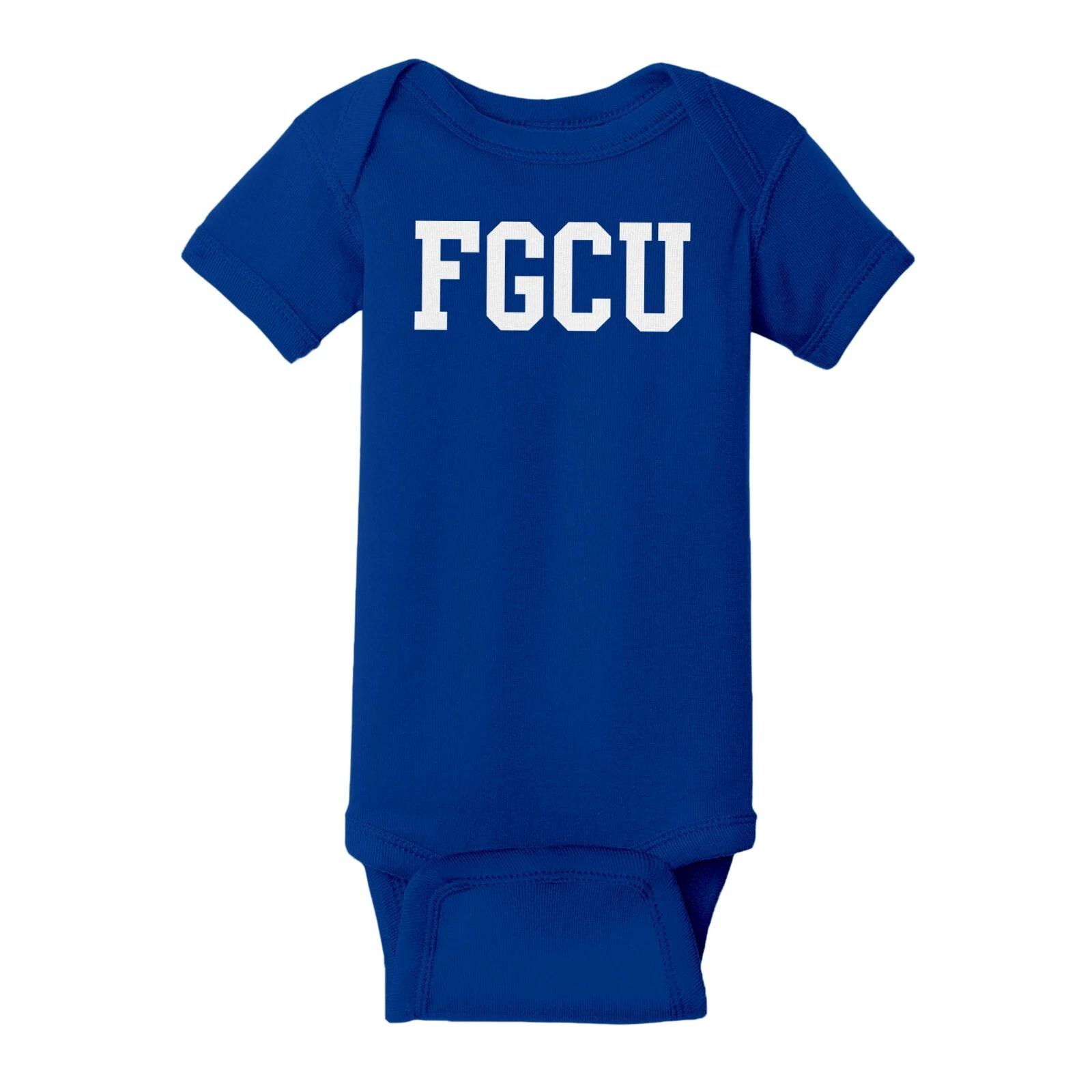 FGCU Eagles Basic Block Unisex Creeper - Royal 3XL