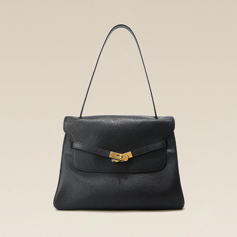 Women's Leather Bag, Wilderness Wind Commuter Versatile Portable Shoulder Messenger Bag, Large Capacity Cowhide Tote Bag