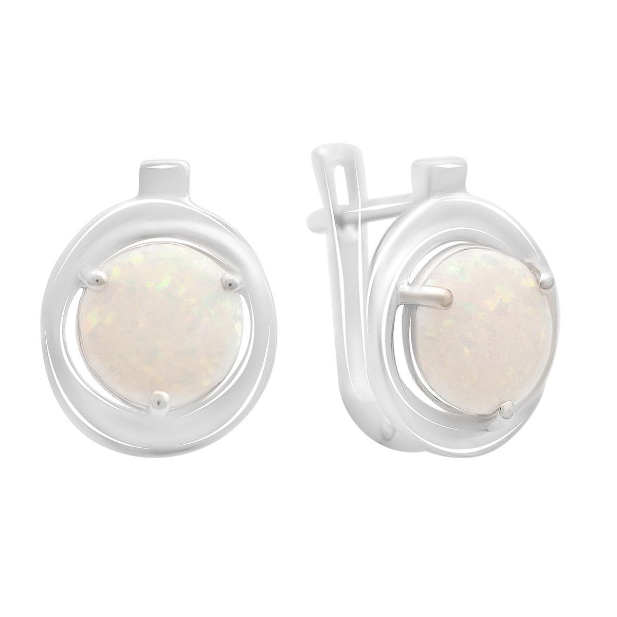 

Срібні сережки з опалом 1.567ct (2169932)