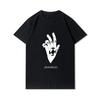 Summer Men's Clothes Printed Soft Unisex Cotton White Tees Anime Summer Blouse T-Shirts Men's Fashion Tops