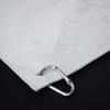 Microfiber Golf Ball Cleaning Towel with Clip Sublimation Blank Golf Towel