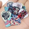 10pcs Mediator 0.71mm Gestures Rock Acoustic Celluloid Guitar Picks Shrapnel Plectrums