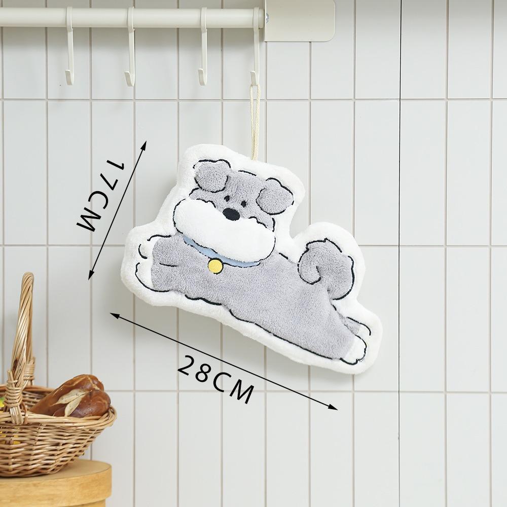 Coral Fleece Toilet Handkerchief Soft Bathroom Kerchief High Quality Washcloth  Kitchen