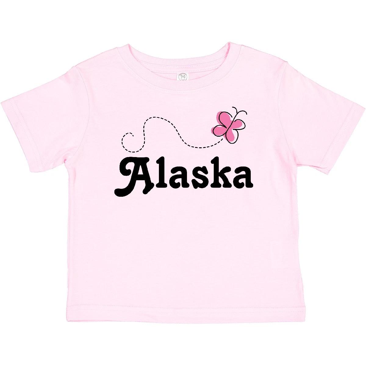 Inktastic Alaska Butterfly Baby T-Shirt State Infant Tees Shower Clothing 110
