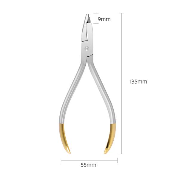 Dental Combination Pliers with Cutting Trapezoidal Tip Arch Wire Bending Forming Pliers Dentist Orthodontic Tools Forceps