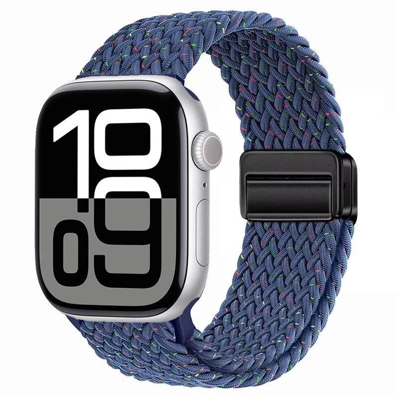 Nylon Strap for Apple Watch 10 46mm 42mm/Ultra 2 49mm 9 8 7 Breathable Watchband iwatch Series 6 5 4 SE 44mm 40mm 45mm 41mm Band