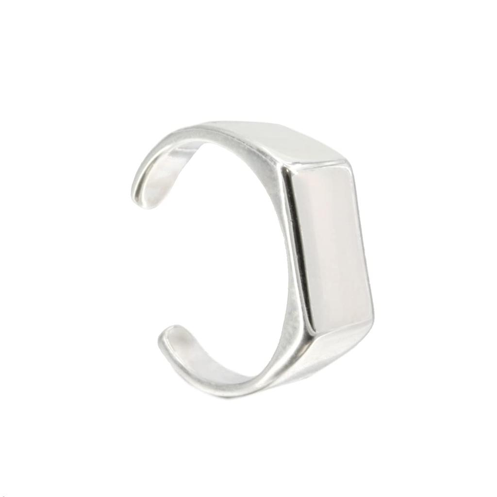 SANT BOLEN Toe Ring, 925 Sterling Silver, Adjustable Size, Simple Design, for Men and Women