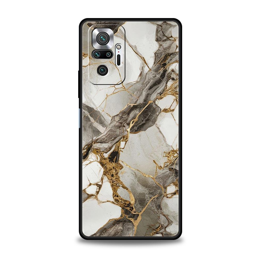 Watercolor Marble Phone Case For Xiaomi Redmi Note 14 13 12 Pro Plus 5G 9S 9 10 11 4G 14C 13C 12C 10C 9C 9A Soft Cover