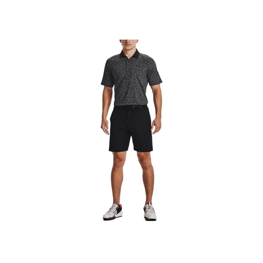 UA Stretch Woven Golf Solid Color Sports Shorts Men Shorts Black 1370083-001