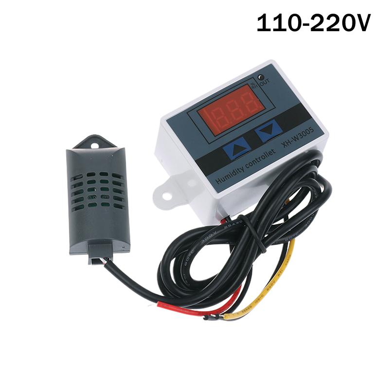 [TL]XH-W3005 Digital Humidity Controller 12V 24V 220V Humidistat Hygrometer Humidity Control Switch Regulator + Humidity Sensor