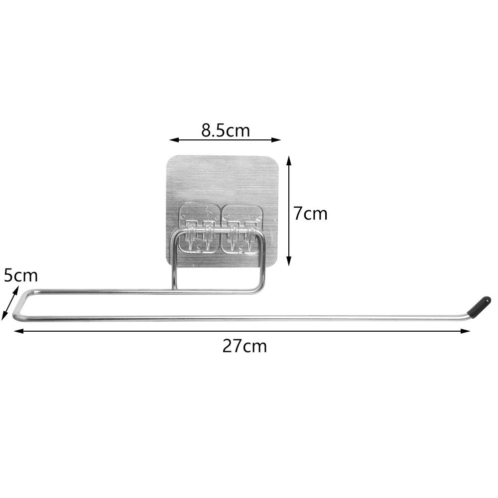 Toilet Paper Holder Bathroom Storage Paper Towel Holder Kitchen Wall Hook Toilet Paper Stand Home Organizer Toilet Accessories KTY