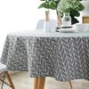 Diameter 120/150cm Nordic Round Tablecloth Cotton Linen Washable Hotel Banquet Table Cloth Wedding Party Christmas Table Cover