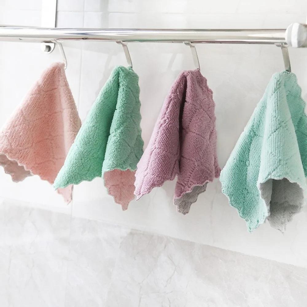 Dvouvrstvá savá utěrka na kuchyňské nádobí z mikrovlákna Nepřilnavý olej Čisticí utěrka pro domácnost Utěrka na domácí kuchyňské nádobí