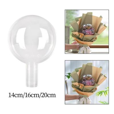 DIY Bouquet Holder Transparent Bobo Balloons Stand  Wedding Birthday Party Decorations