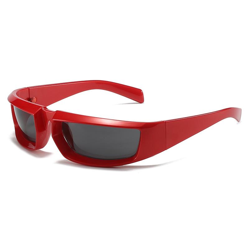 Personalized Millennium Square Sports Glasses YK Technology Sense Silver Sunglasses Quality