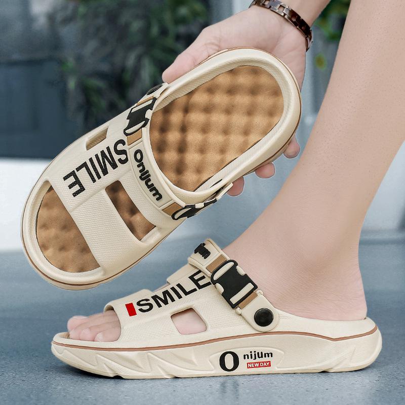 Graduation travel sandals summer new dual-purpose cool slippers couple outdoor leisure seaside beach sandals