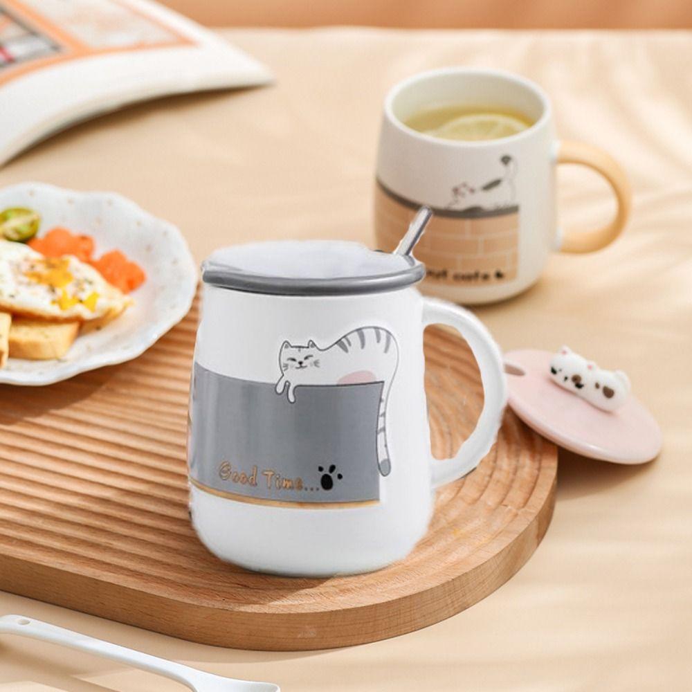 Cartoon Water Cups Decorative Tea Cup Creative Coffee Mug Daily Drinking