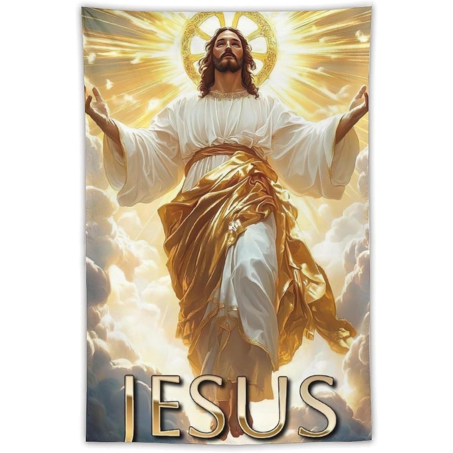 Tapestry Jesus Christ God Jesus Christ 75x100