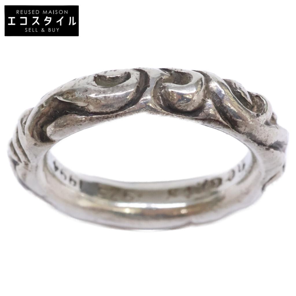 Chrome Hearts 925 1994 Scroll Band Ring ring SilverUsed