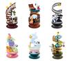 PEANUTS Snoopy Spiral 6 Pieces Per Individual H130 X W70 X Made of PVC and ABS Re-Ment Diorama, Box, Size D70mm,