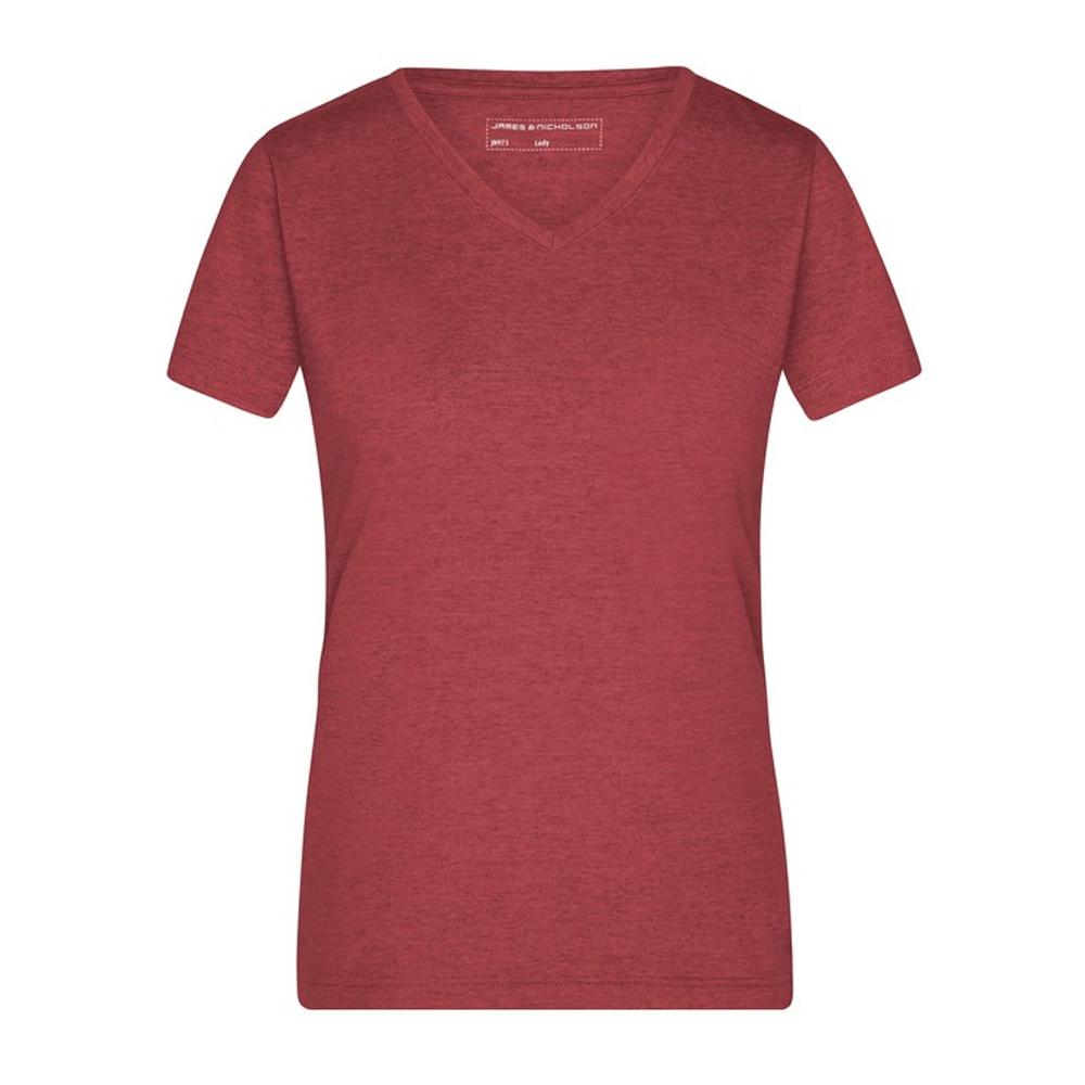 James and Nicholson Womens/Ladies V Neck T-Shirt