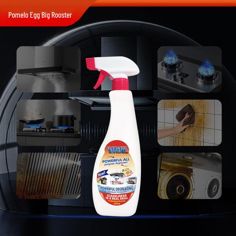 Genuine Yuzu Egg Oil Stain Remover - Powerful Kitchen Degreaser for Range Hoods & Stoves