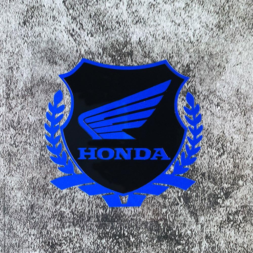 Honda Motorcycles Reflective Stickers: Wing, CBR, HRC Helmet Logos