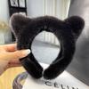 Original Design Face Washing Headband Cat Ears Internet Celebrity Female Anchor Plush Headdress Makeup Hair Clip Women's