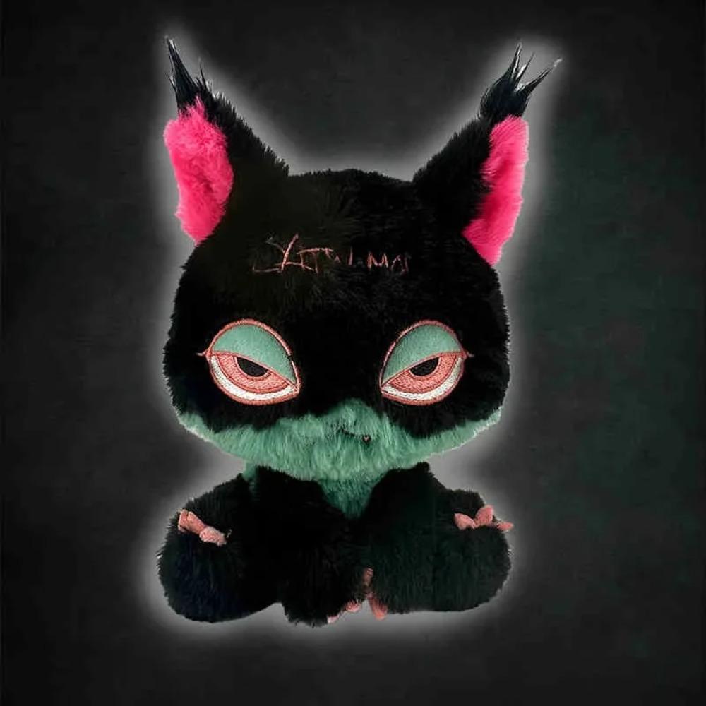 Dark Elf Plush Doll Gothic Punk Original Cartoon Plush Toy Super Soft Stuffed Halloween Animal Pillow Cool Girl Birthday Gift