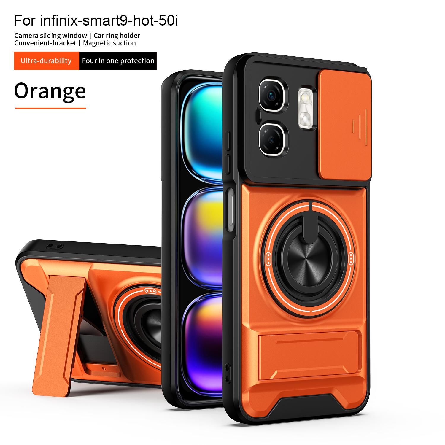 

Чехол для Infinix Smart 9 Чехол-книжка Infinix Smart 9 HD Горячий 50i Магнитный держатель-подставка Magsafe Военная броня Защитная крышка для камеры Infinix Hot 50i