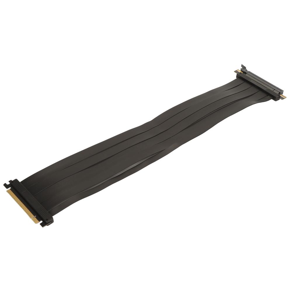 PCIE4.0 X16 Extension Cable 180 Degree High Speed GPU Extension Cable Shielded Vertical Mount Gaming Graphics Card