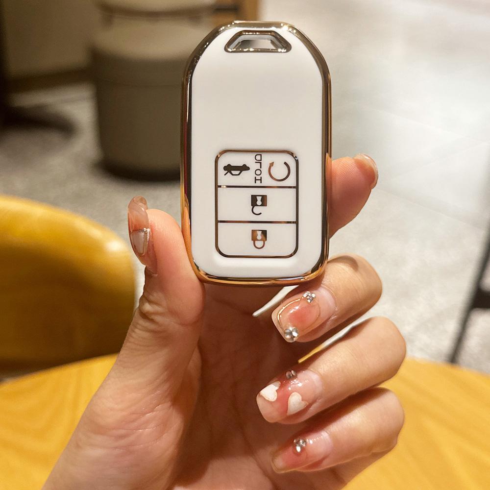 2 3 4 butoane TPU husă pentru chei de mașină la distanță pentru Honda Civic Accord Vezel Fit CRV HRV Crz Hrv Polit Jazz Jade Accesorii