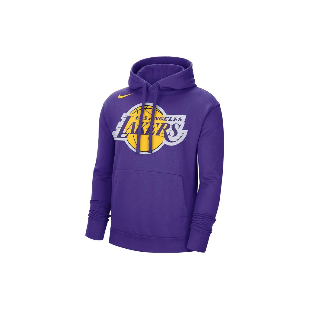 New Nike Nba Los Angeles Lakers Fleece Pullover Hoodie DN4709-504