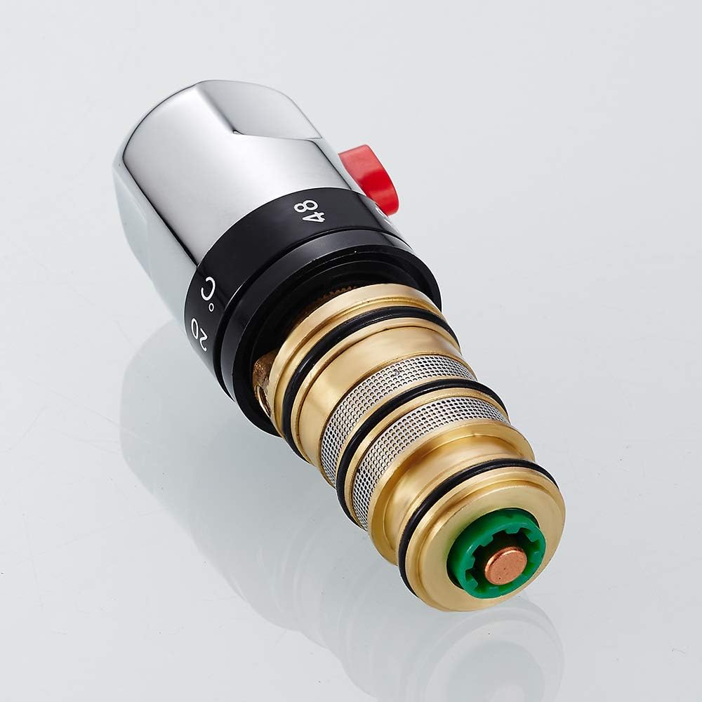 Badezimmer Thermostatische Duscharmatur Wandmontage Heiß Kalt Wasser Duschhahn Temperaturregelventil