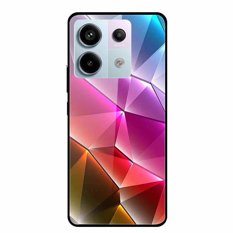 

Жесткий чехол с градиентом и стеклянной задней панелью для Redmi Note 13 Pro 5G, роскошная защитная крышка для телефона Funda для Redmi Note13 13 Pro, модная закаленная задняя крышка -Redmi Note 13 Pro