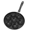 Egg Pan Omelette Fried Egg Pan 7 Holes Frying Pan Nonstick Multipurpose for Home Kitchen Breakfast Making