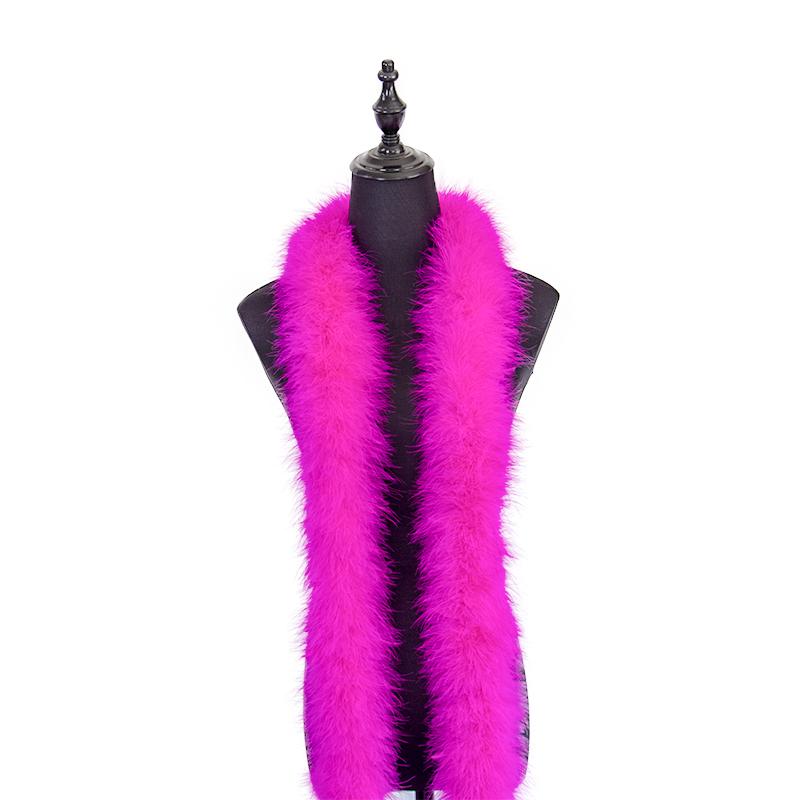 DIY 2 Meters Fluffy Natural Turkey Marabou Feather Boa for Wedding Party Decoration Feathers Shawl Scarf DIY Dress Sewing Crafts