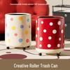 Creative Rolling Trash Can