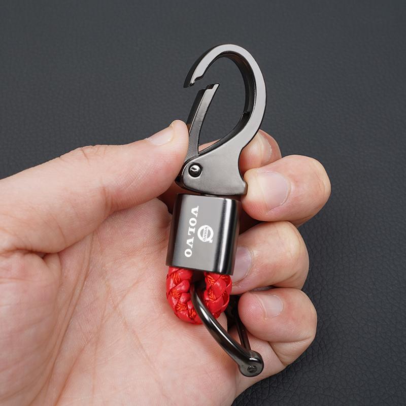 Metal Keychain Customize Car Emblem Keyring Pendant For Volvo C40 S40 V60 V40 XC90 S60 C30 XC60 V50 V70 S90 XC40 S80 T6 V90 EX90