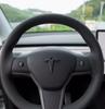 1-3 Stück glänzend schwarz für Tesla Model 3 Mode Y Auto Frontemblem Heck Kofferraum Lenkrad Aufkleber Abzeichen Decal Styling