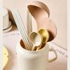 Countertop Chopsticks Barrel Spoon Knife Fork Tableware Barrel Kitchen Drain Household Kitchenware Storage Barrel