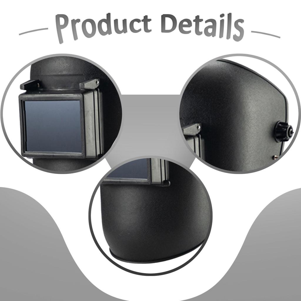 Flip Front Welding Work Safety Equipment Face Shield Adjustable Large View 180° Rotation Adjustment