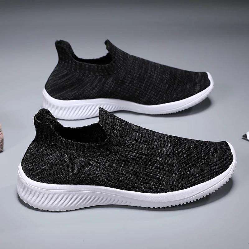 Oddychające Męskie Buty do Chodzenia Outdoorowe Lekkie Męskie Mokasyny Miękkie Elastyczne Męskie Buty Codzienne Modne Obuwie Trampki 39-46