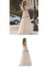 2024 Women's Wedding Dresses: Sexy Lace Long Sleeve Holiday & Evening Party Gowns